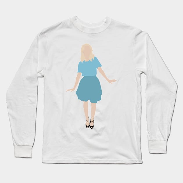 Blue Sarah Long Sleeve T-Shirt by BE1820